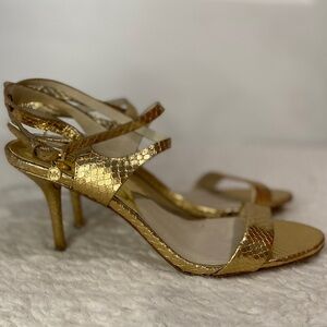 Michael Kors Gold Strappy Heels